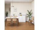 FUFU&GAGA Kommode Hochglanz Highboard mit LED-Beleuchtung Bild 1