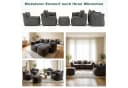 FUFU&GAGA Ecksofa Modulares Sofa Set 5-Sitzer Cloud Sofa Cord Grau Bild 4