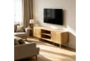 FUFU&GAGA Lowboard TV-Schrank 160cm Mid-Century Holz-Optik Bild 1