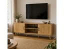 FUFU&GAGA Lowboard TV-Schrank 160cm Mid-Century Holz-Optik Bild 3