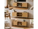 FUFU&GAGA Lowboard TV-Schrank 160cm Mid-Century Holz-Optik Bild 4