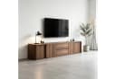 FUFU&GAGA Lowboard TV-Schrank 200cm Walnuss-Optik mit Push-to-Open Bild 2