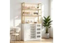 FUFU&GAGA Schminkschrank mit LED & 10 Schubladen Bild 1