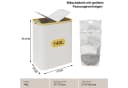 AdelDream Wäschekorb mit Deckel 140L/160L Beige Bambus Bild 1