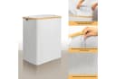 AdelDream Wäschekorb mit Deckel 140L/160L Beige Bambus Bild 3