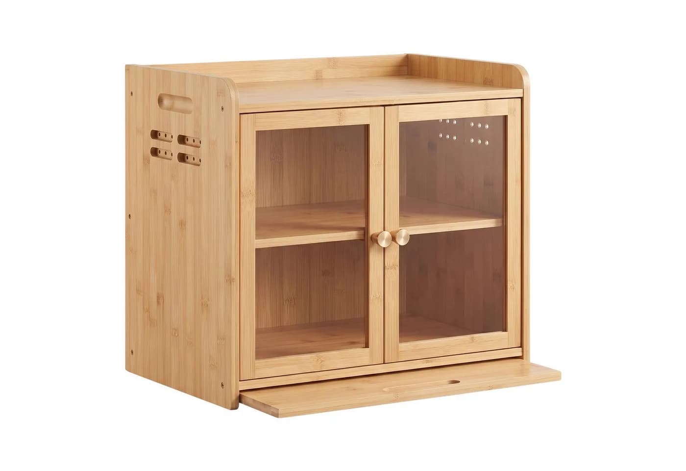 AdelDream Brotkasten Bambus Küchen Organizer mit Schneidebrett - Bild 2