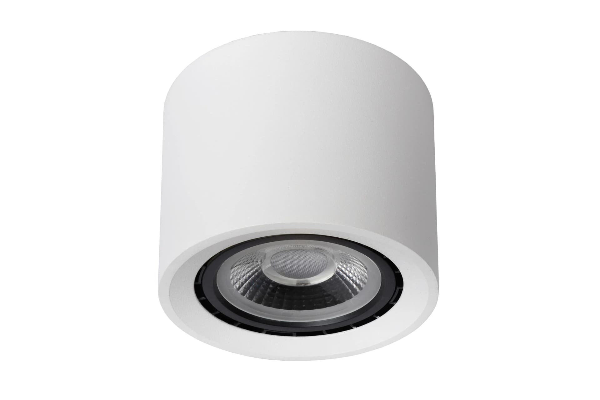 LED-Deckenspot Fedler, Ø 12 cm, weiß, dim-to-warm, Aluminium