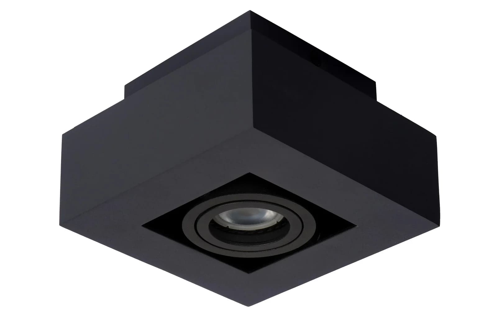 Lucide Deckenleuchte XIRAX Schwarz Aluminium GU10