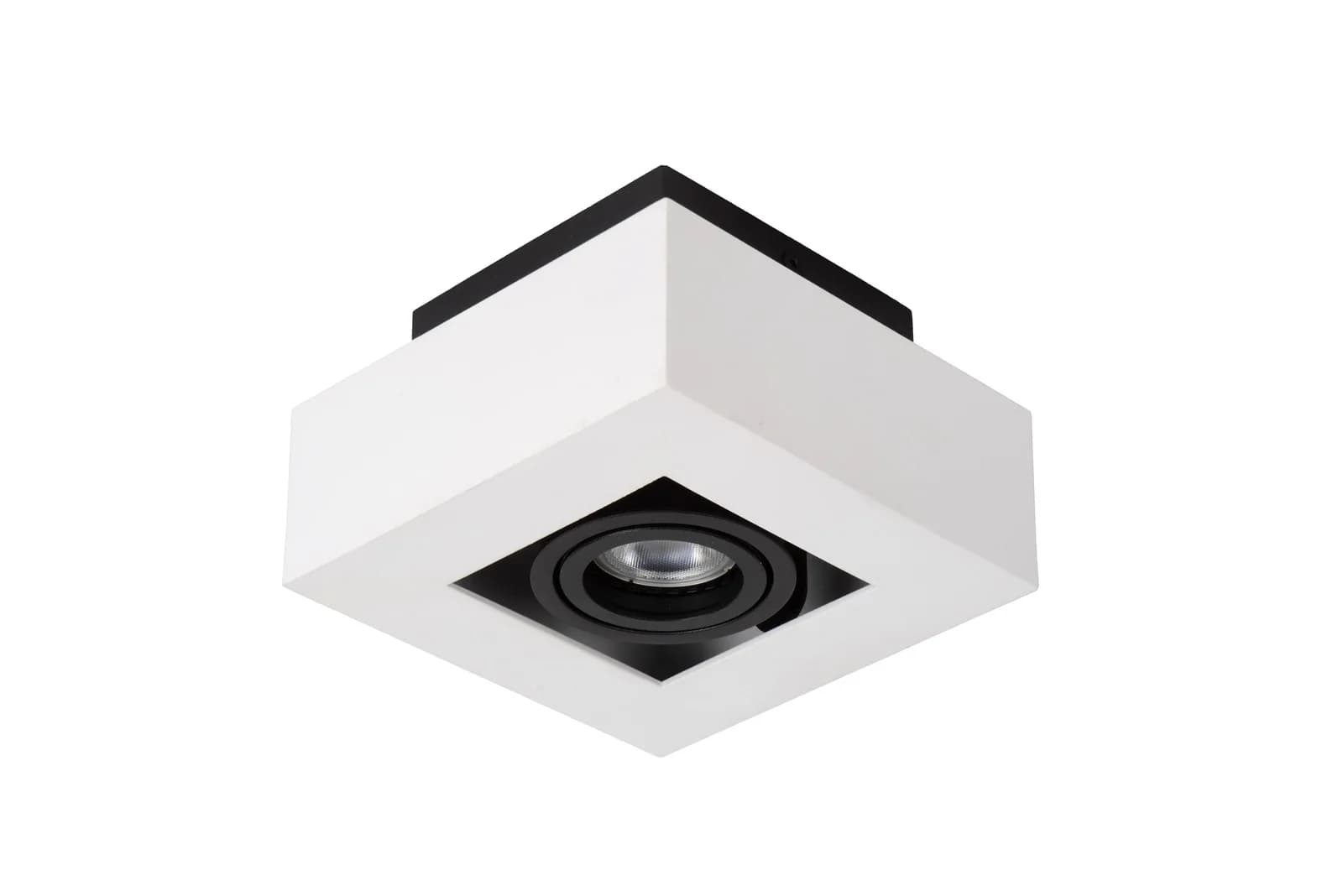 Lucide Deckenleuchte XIRAX Aluminium Weiß/Schwarz GU10