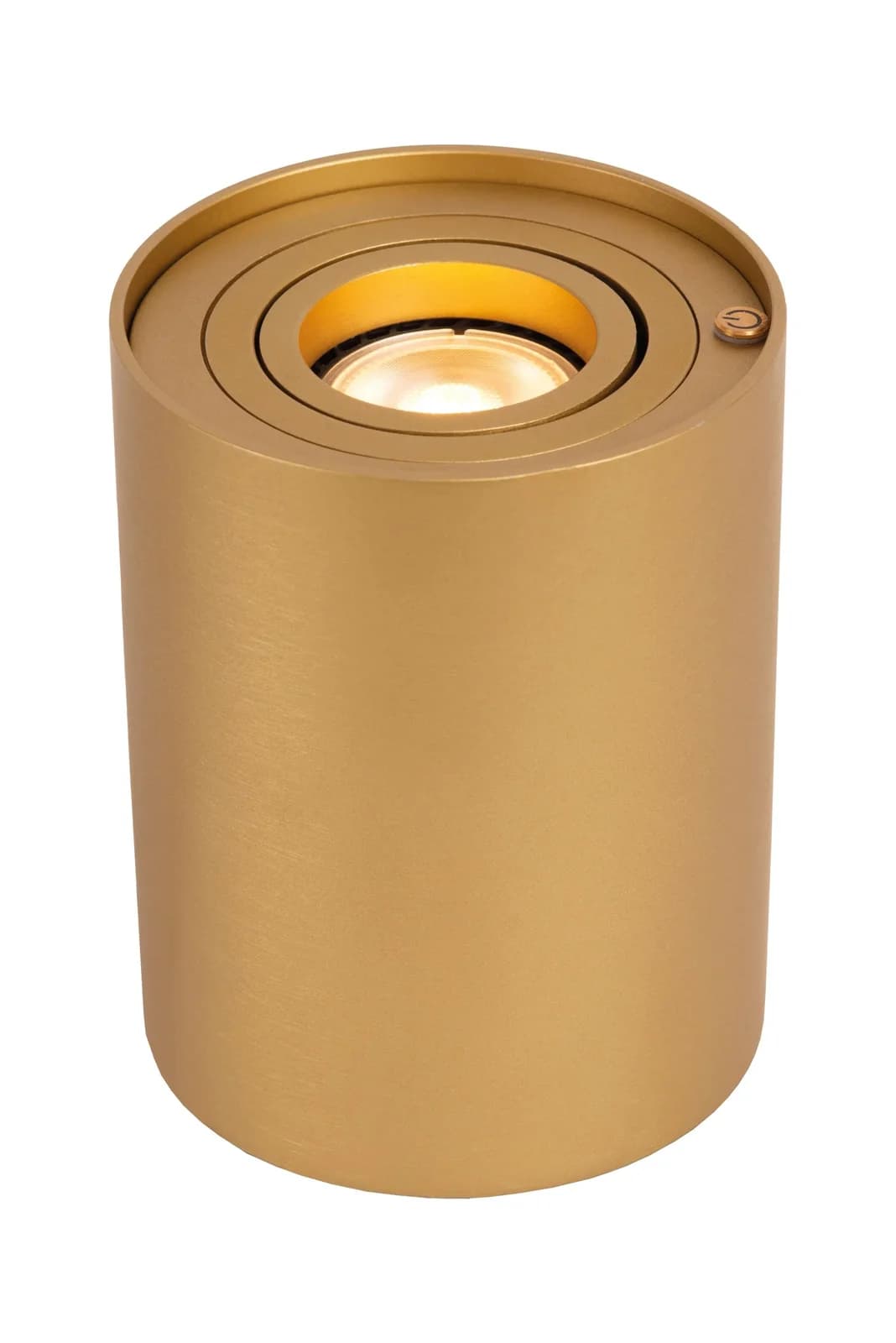 LUCiDE Tischleuchte TUBE Matt-Gold Dimmbar LED GU10