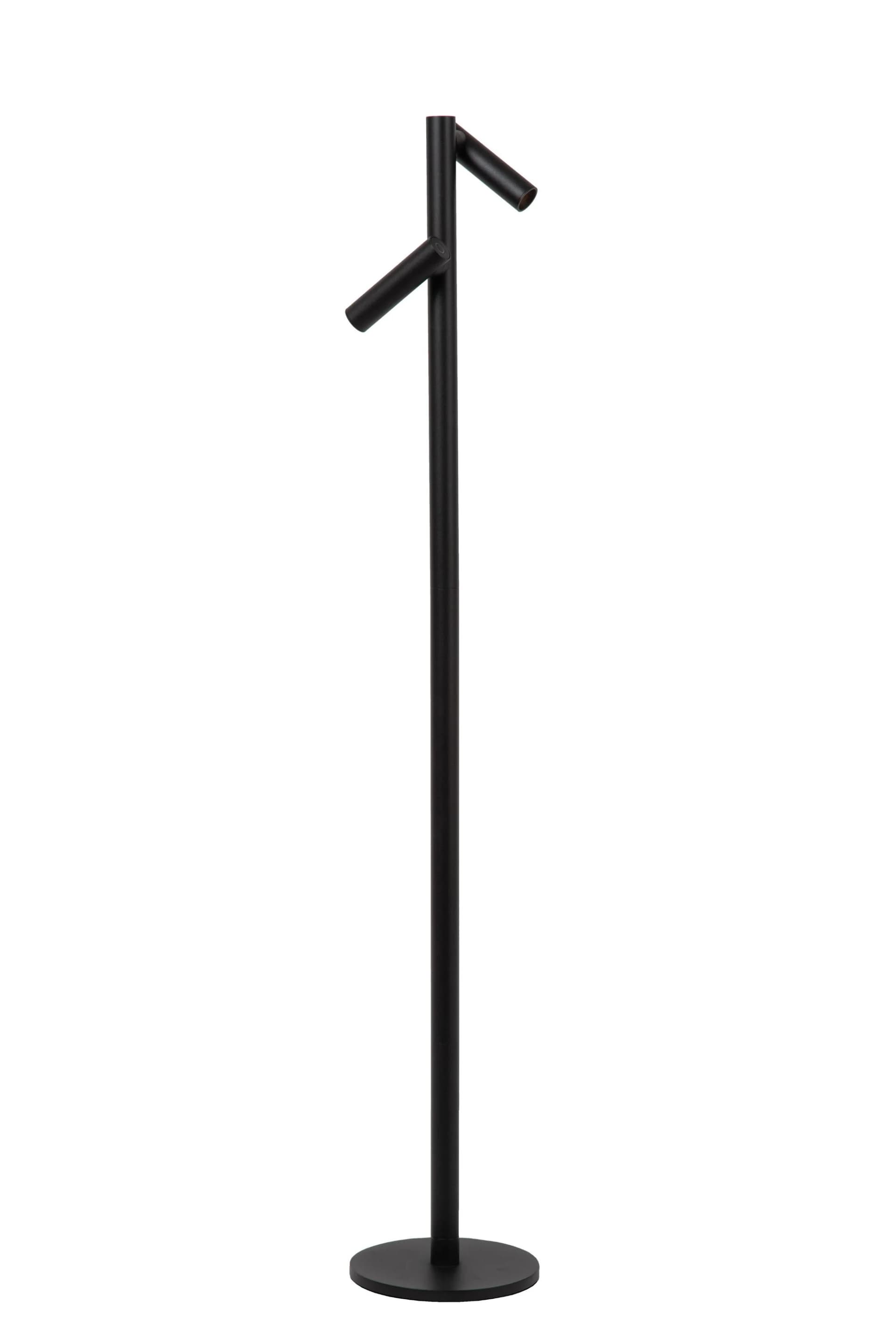 LED-Akku-Stehlampe Antrim Schwarz 2-flammig IP54 Dimmbar