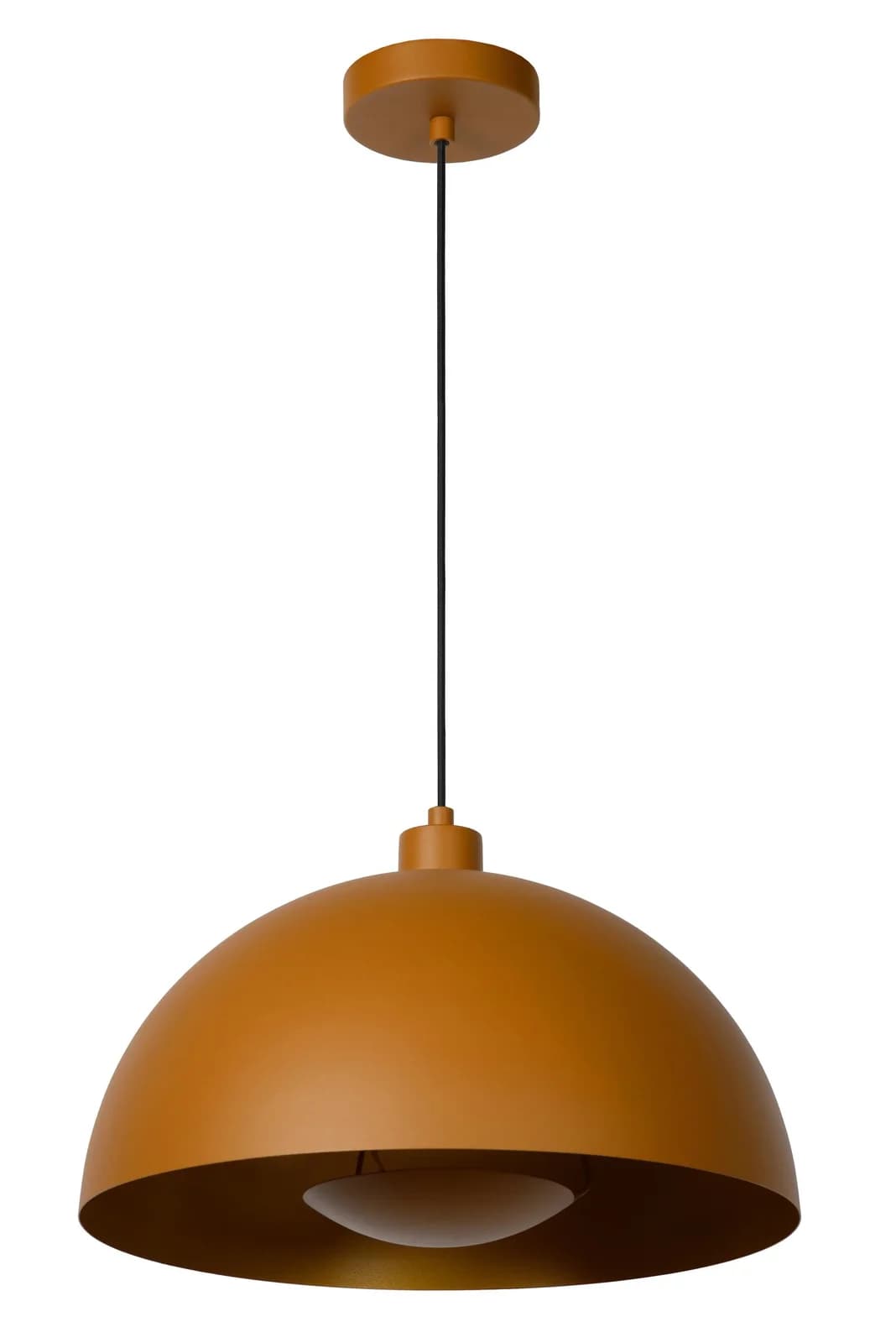Hängeleuchte Siemon aus Stahl, Ø 40 cm, ockergelb