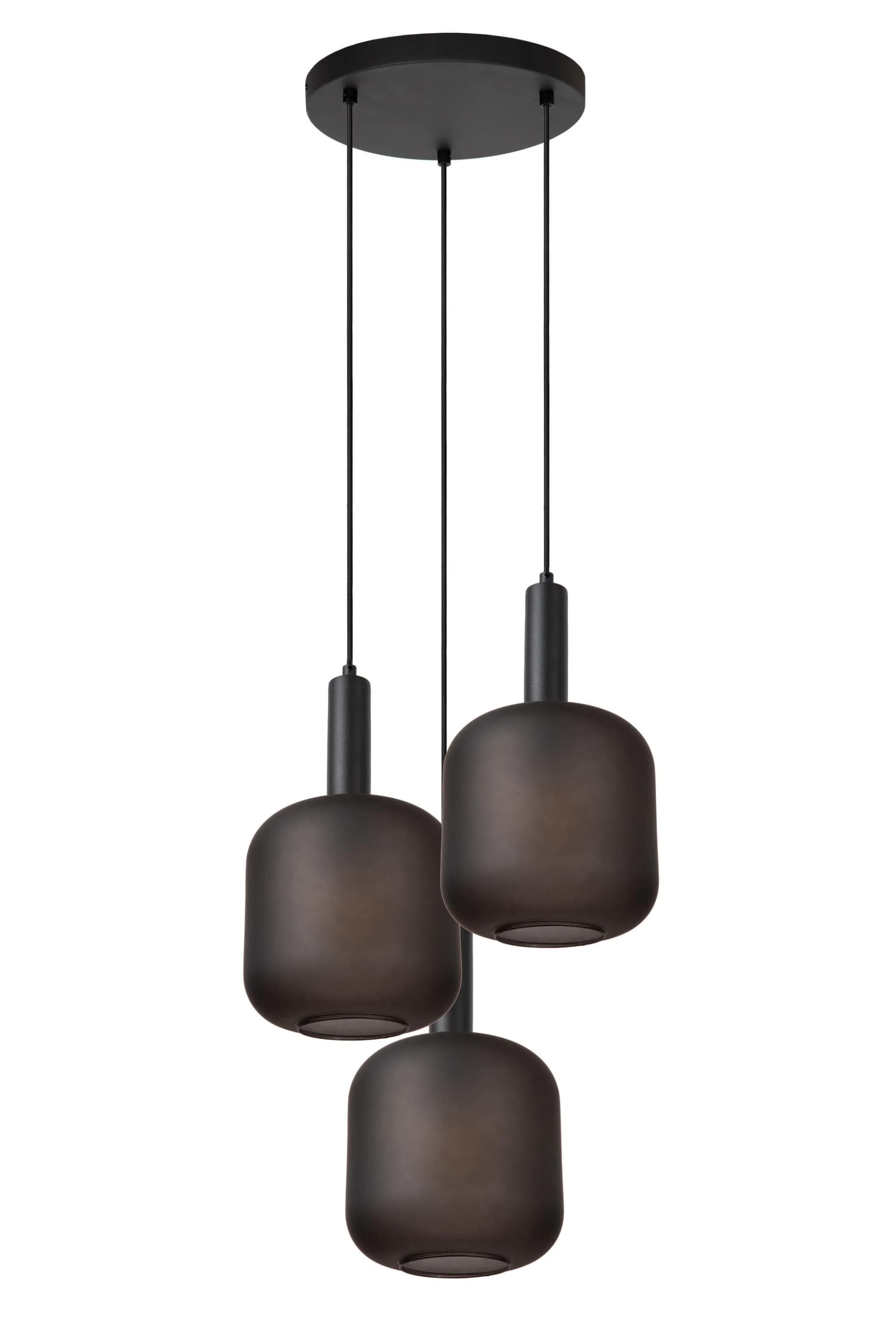 Pendelleuchte ELOISE Glas Metall 3 x E27