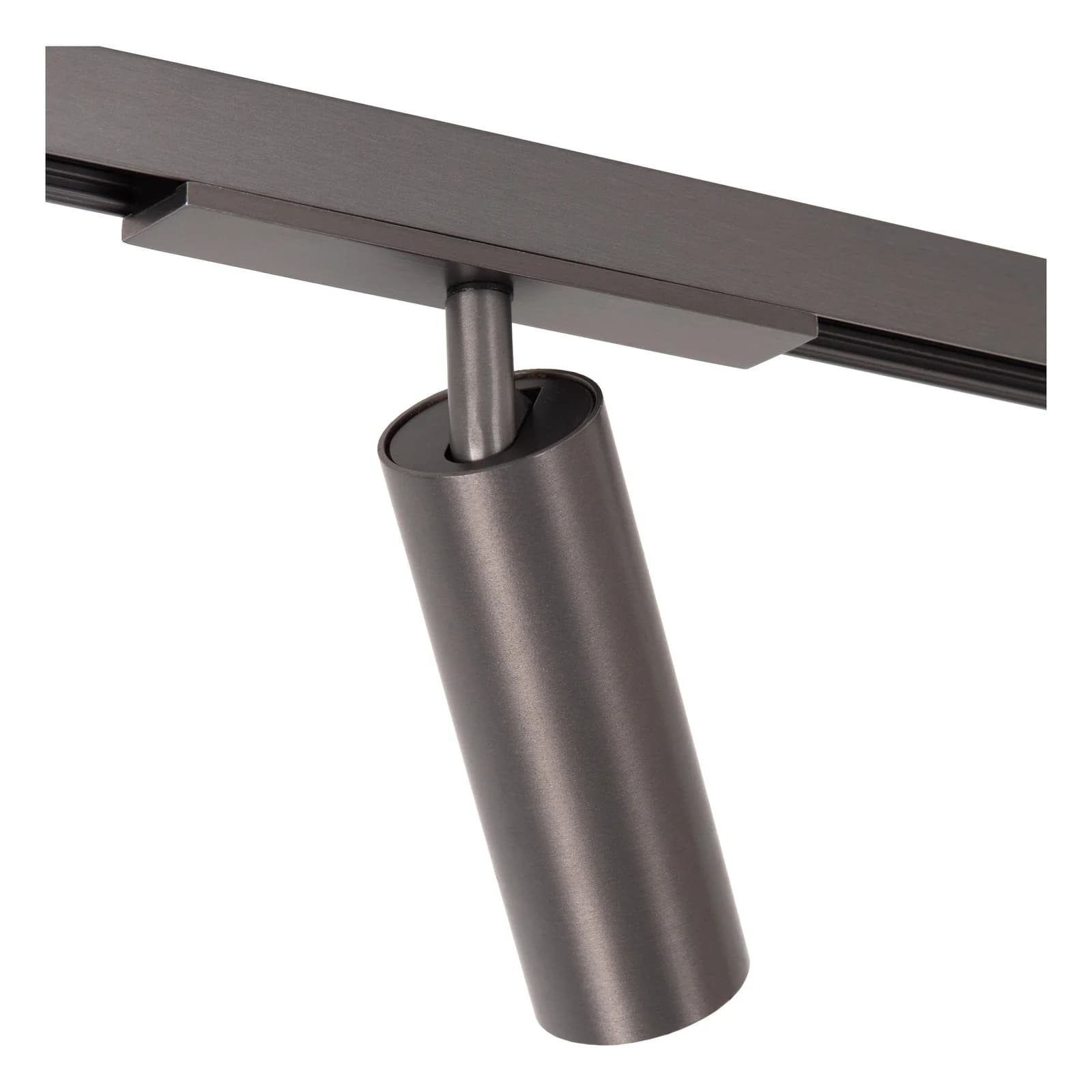 LUCiDE Schienenstrahler MOX Premium Schwarz-Matt/Chrom Aluminium