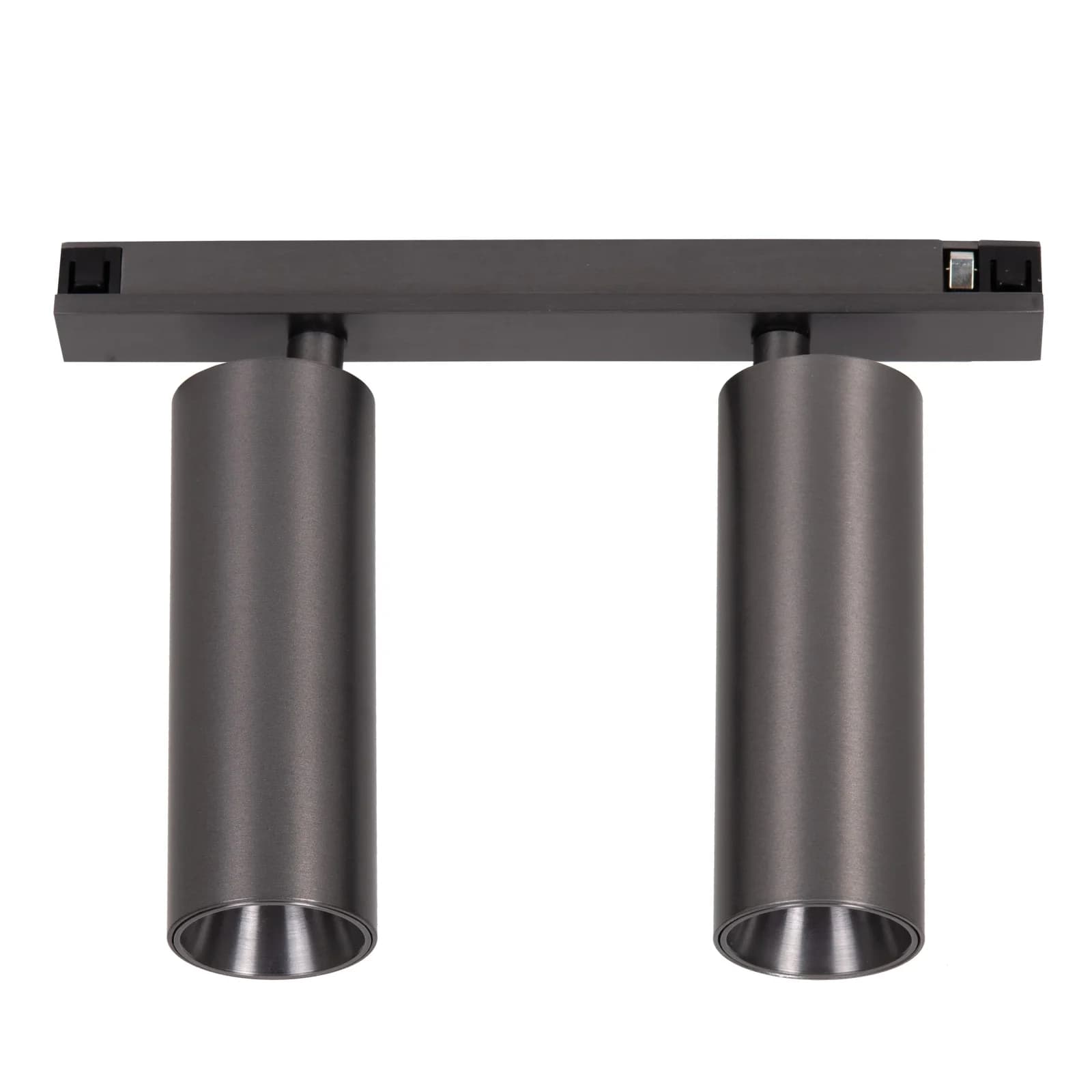 LUCiDE Schienenstrahler Premium Aluminium Schwarz-matt/chrom
