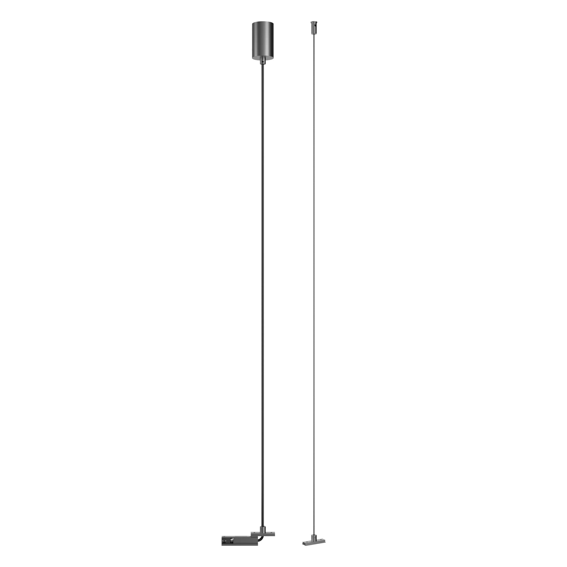 Lucide Pendelanschluss Premium Aluminium Schwarz-matt/Chrom