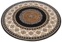 Teppich OTTO HOME Shari Schwarz Rund 140cm Orient-Design Kurzflor Bild 4