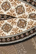 Teppich OTTO HOME Shari Schwarz Rund 140cm Orient-Design Kurzflor Bild 5