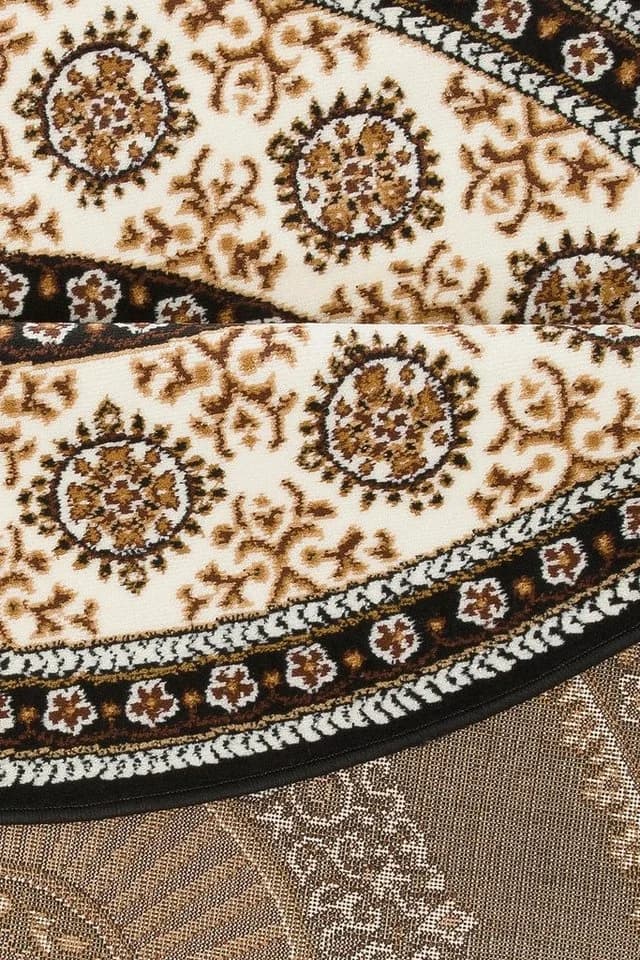 Teppich OTTO HOME Shari Schwarz Rund 140cm Orient-Design Kurzflor - Bild 5