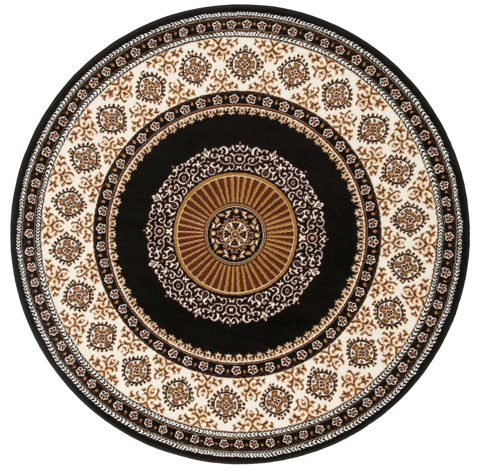Teppich MY HOME Shari Made in Belgium Schwarz Orientalisch