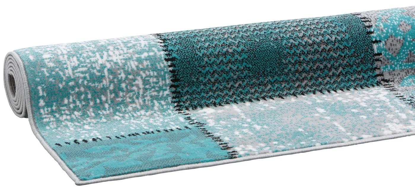 Teppich OTTO HOME Garry Patchwork türkis-blau Landhausstil - Bild 4