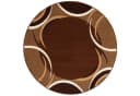 Teppich OTTO HOME Noah Rund 140cm Braun Gemustert Kurzflor Bild 2