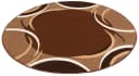 Teppich OTTO HOME Noah Rund 140cm Braun Gemustert Kurzflor Bild 4