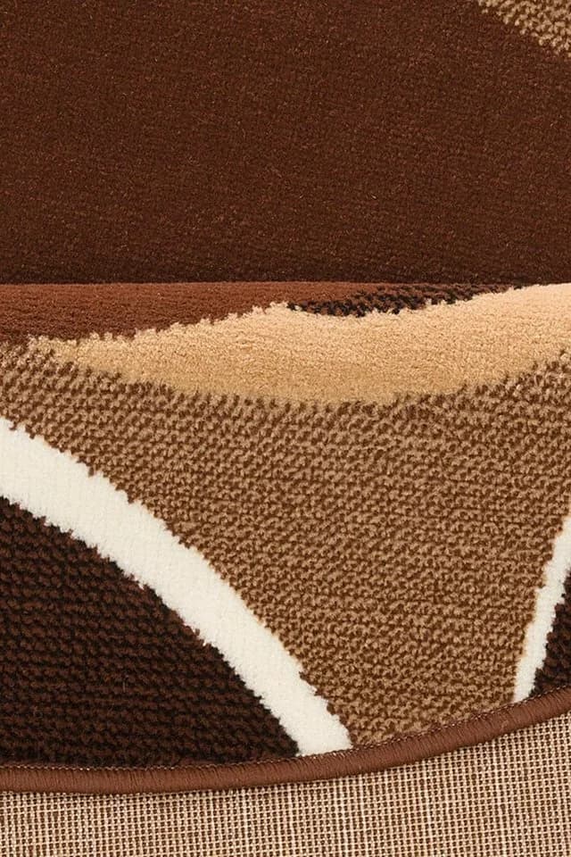 Teppich OTTO HOME Noah Rund 140cm Braun Gemustert Kurzflor - Bild 5