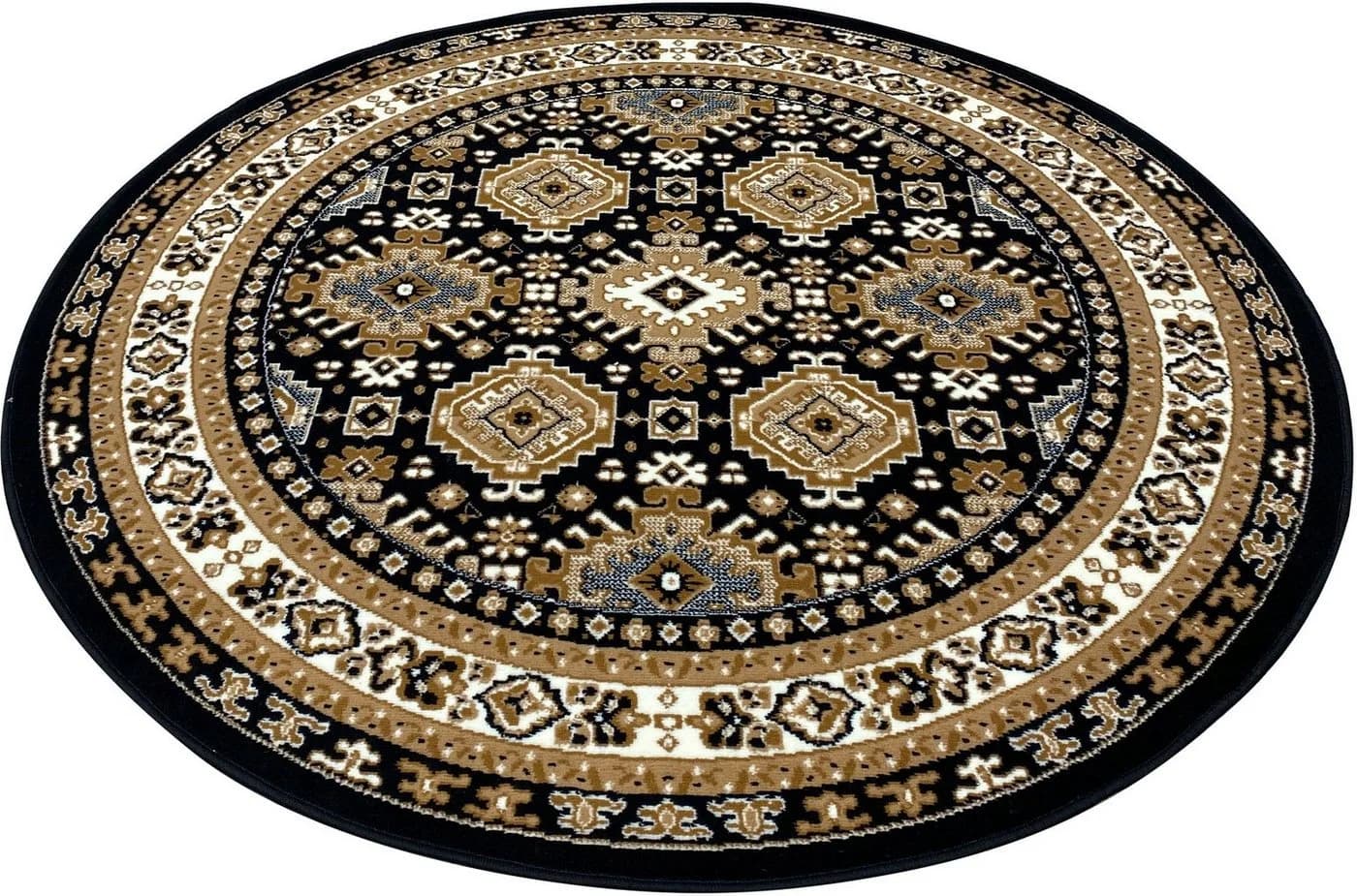Teppich OTTO HOME Diantha Dunkelbraun Orientalisch Rund - Bild 4
