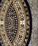 Teppich OTTO HOME Diantha Dunkelbraun Orientalisch Rund Bild 5
