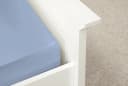 Mistral Home Spannbetttuch Perkal Uni Blau 100% Baumwolle Bild 3