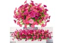 FOUORTUNATE-BEE Kunstblumenstrauß 8er Set Rosa UV-beständig Bild 2
