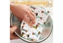 FOUORTUNATE-BEE Handtuch Set 4-tlg. Dackel Motive Mikrofaser Bild 5