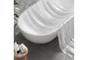 FOUORTUNATE-BEE Duschvorhang 180x200 cm Transparent Rautenmuster Bild 3