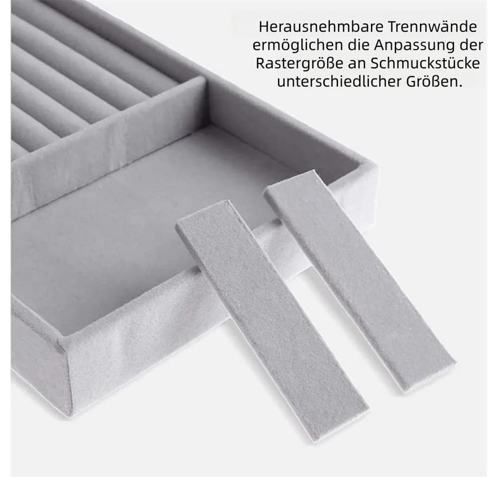 FOUORTUNATE-BEE Schmucktablett 4er-Set Schubladeneinsatz - Bild 5