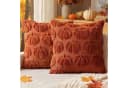 FOUORTUNATE-BEE Kissenbezug 2er Set Herbstliches Kürbismotiv Orange Polyester Bild 2