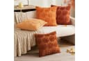FOUORTUNATE-BEE Kissenbezug 2er Set Herbstliches Kürbismotiv Orange Polyester Bild 4