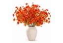 Luckice Kunstblumenstrauß 5er Set Orange Eukalyptus Bild 2