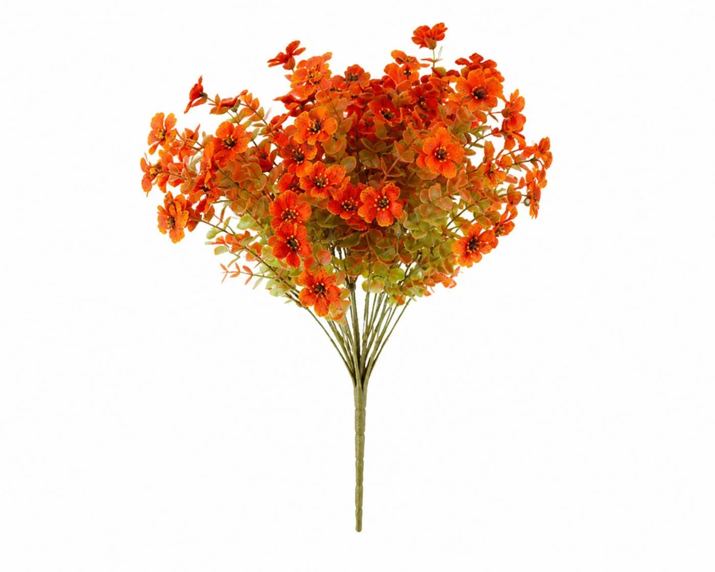 Luckice Kunstblumenstrauß 5er Set Orange Eukalyptus - Bild 5