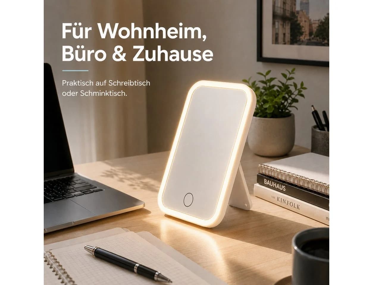 Luckice LED Schminkspiegel Weiß Modern - Bild 5