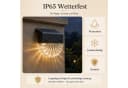 Luckice Solarleuchten Außen 2er Set RGB Warmweiß IP65 Bild 4