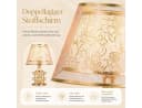 Fyrove LED Nachttischlampe Kristall Gold E27 inkl. 5W LED Bild 5