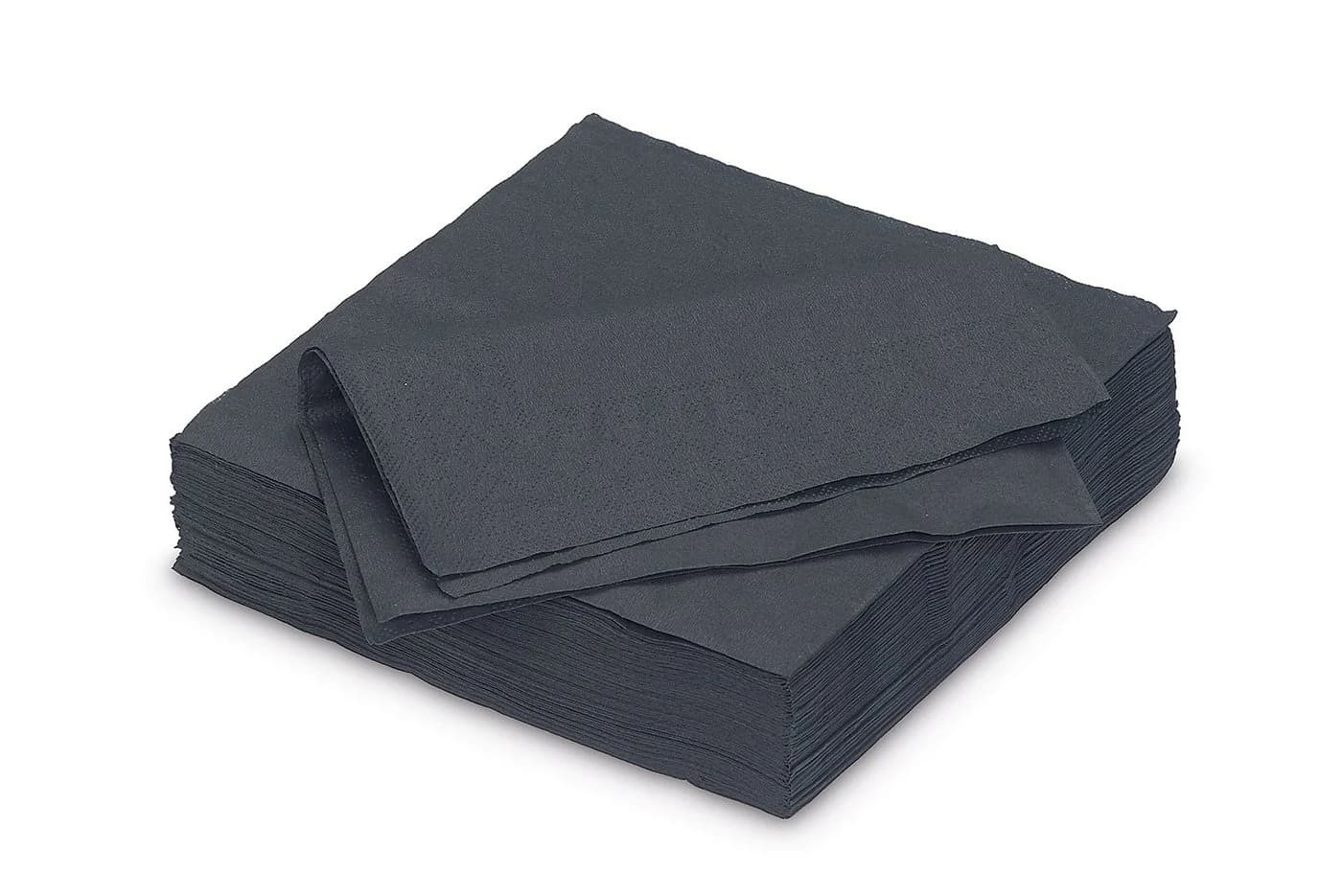 AVA Papierserviette Schwarz 33x33cm 2-lagig 50 Stück