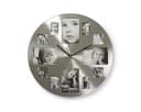 Nedis Wanduhr CLWA003PH40 Silber Metall Quarzwerk Fotofelder Bild 2