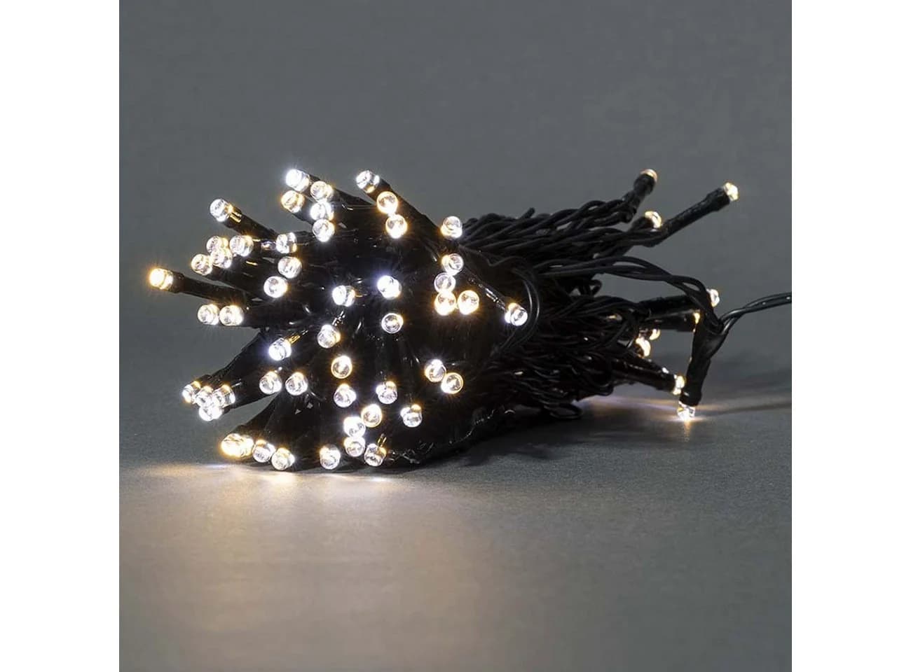 Nedis LED-Lichterkette SmartLife 5m WLAN IP65 Schwarz/Weiß - Bild 4