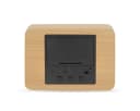 Nedis Digitalwecker CLDK2008BN Beige Holz LED-Anzeige Bild 4