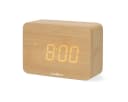 Nedis Digitalwecker CLDK2008BN Beige Holz LED-Anzeige Bild 5