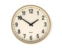 Nedis Wanduhr CLWA2226WD Quarzwerk Holzdesign Beige Bild 2