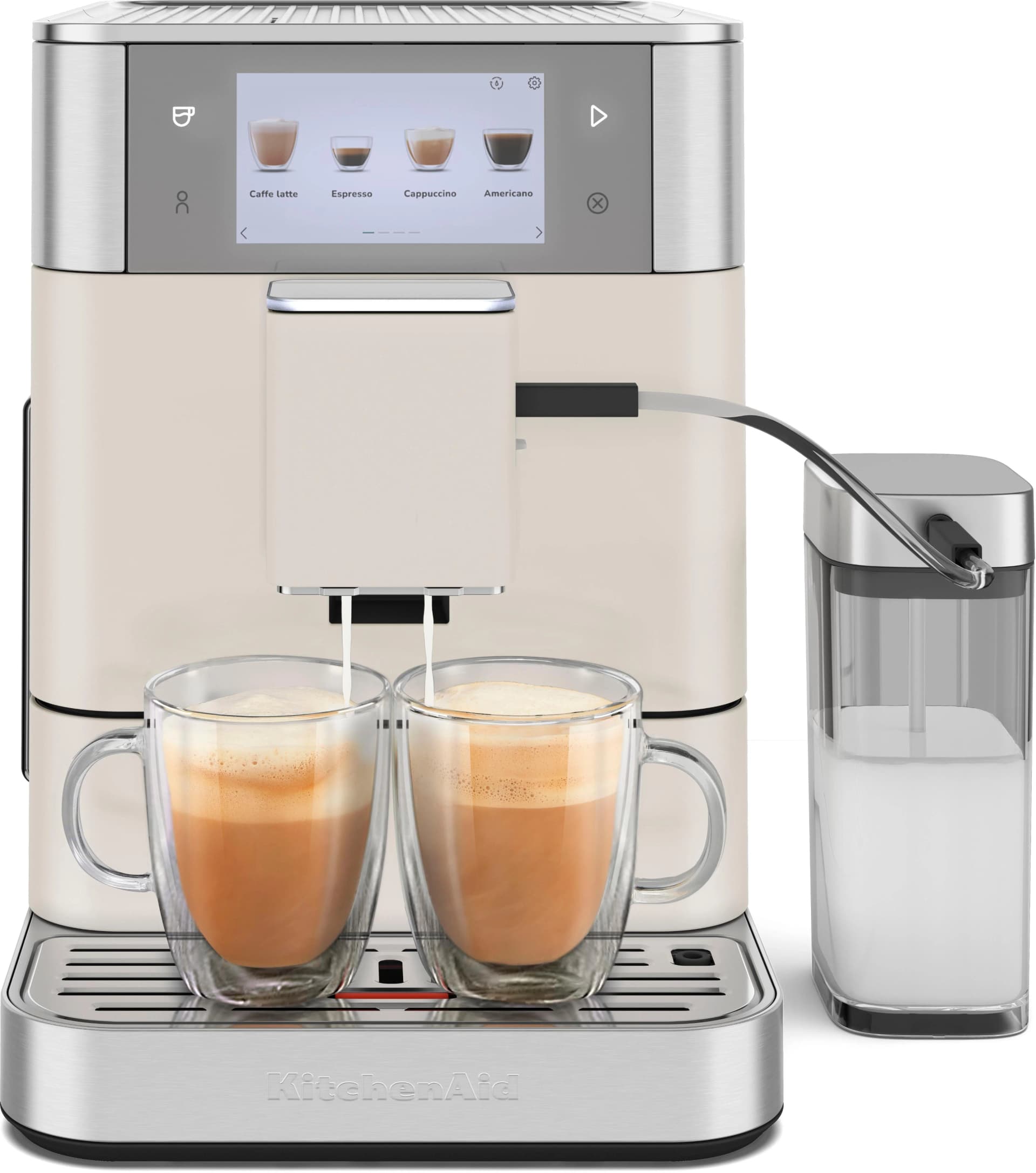 KitchenAid Kaffeevollautomat 5KES8558EPL beige Porcelain White