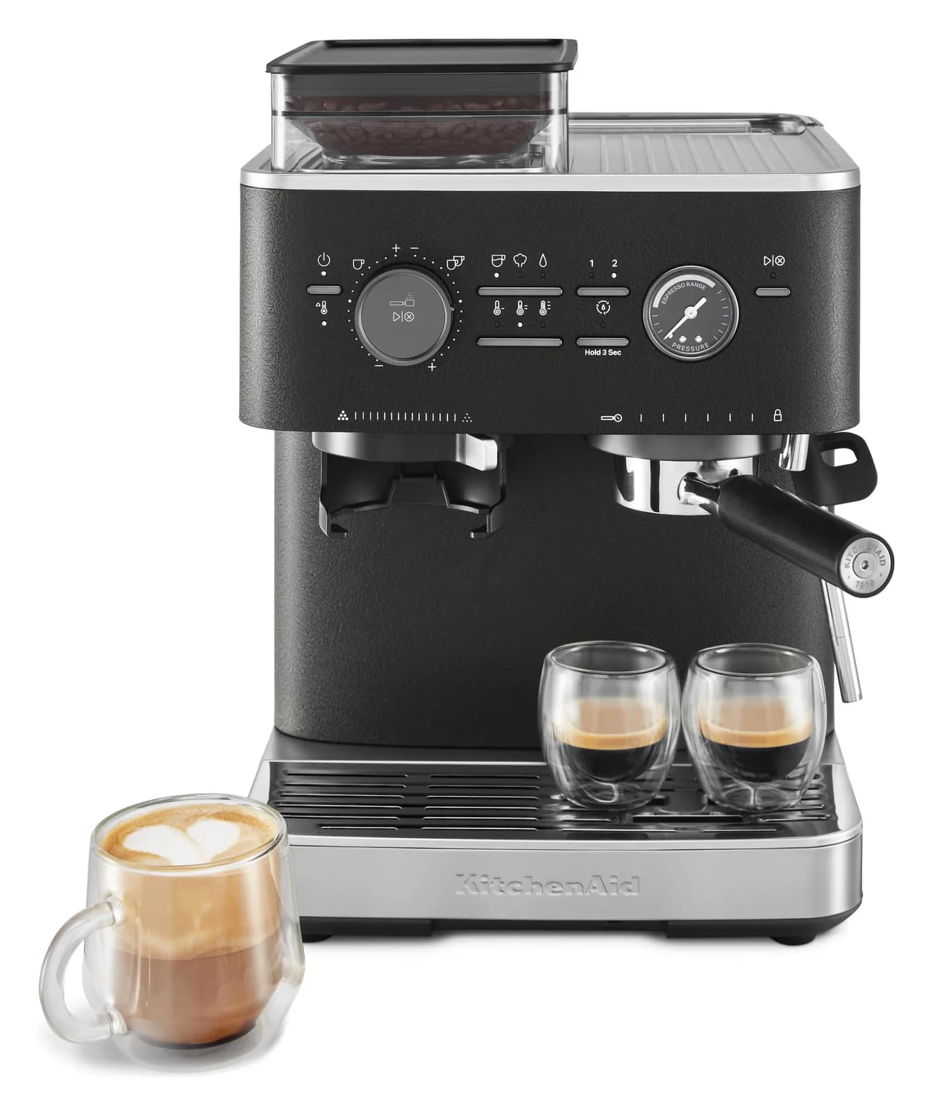 KITCHENAID Espressomaschine 5KES6551EBK Matt-Schwarz